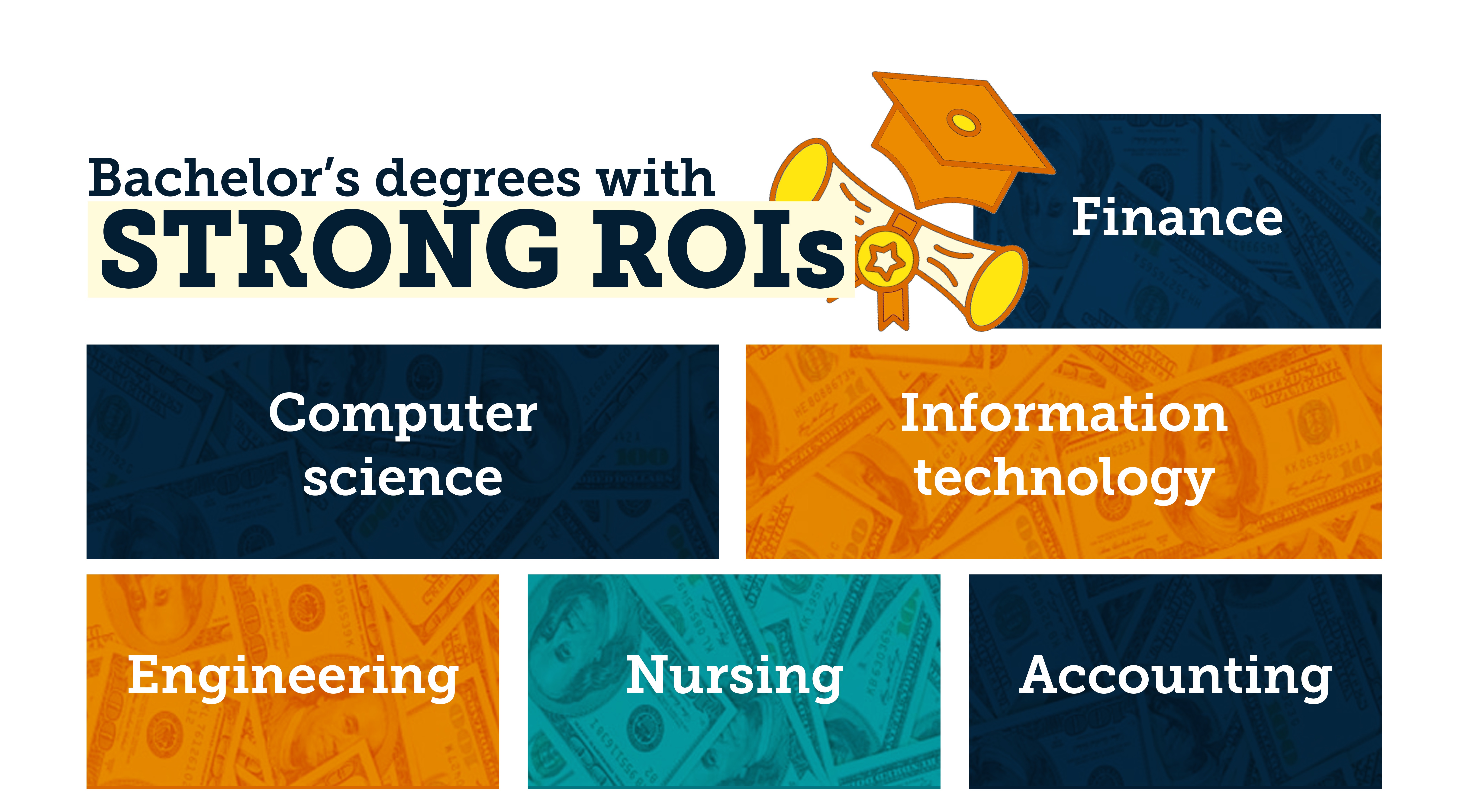 Bachelor's degrees with Strong ROIs