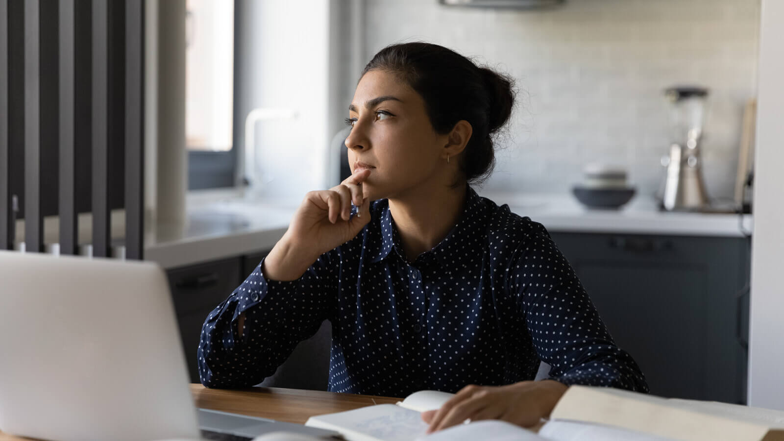 Student ponders college choice