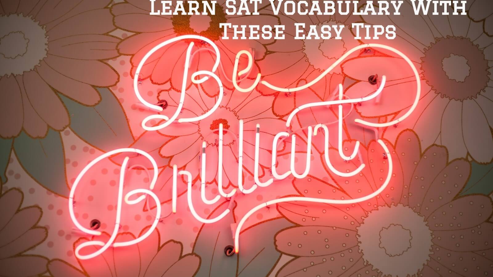 Learn SAT Vocabulary With These Easy Tips
