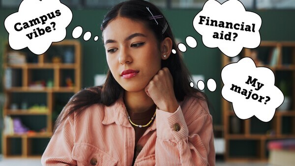 College student ponders next steps