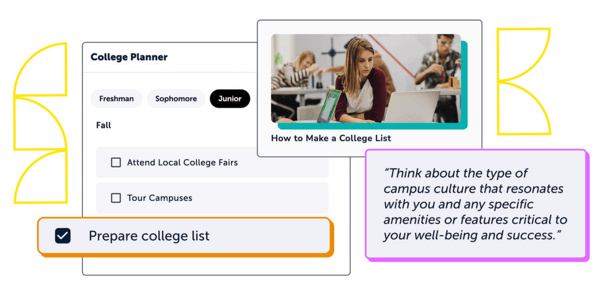Appily's college planner and college application checklist