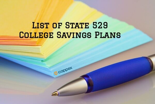 List of State 529 College Saving Plans