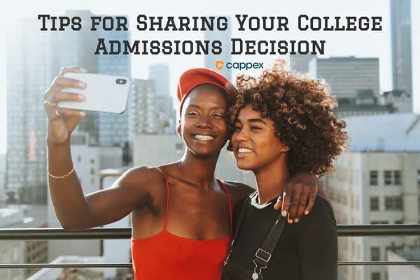 Tips for Sharing Your College Admissions Decision