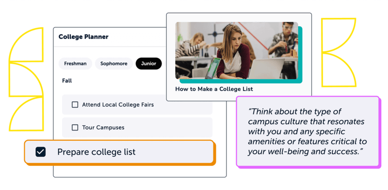 Appily's college planner and college application checklist