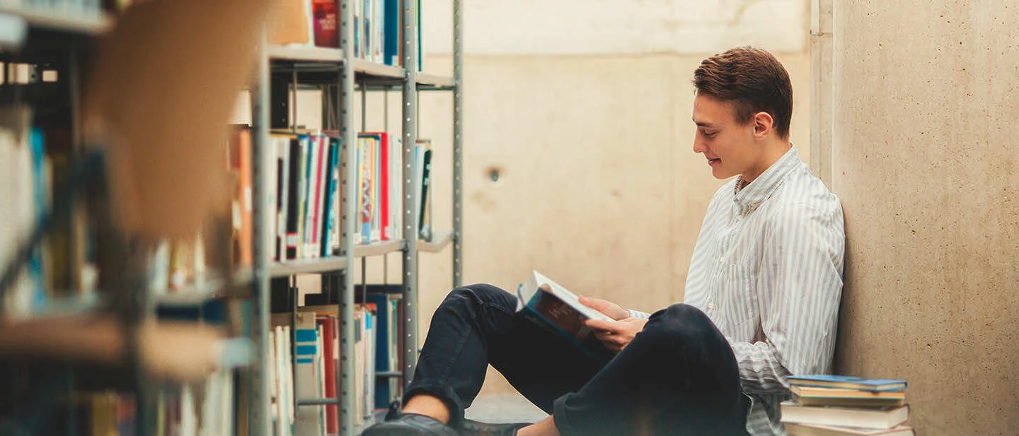 Students studying